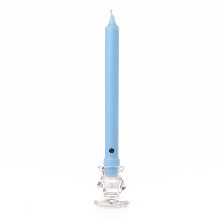 Coastal Blue Taper Candles Classic 8 Inch CandlesWholesalers