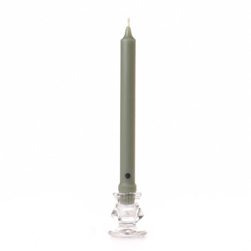 Colonial Green Taper Candles Classic 8 Inch CandlesWholesalers